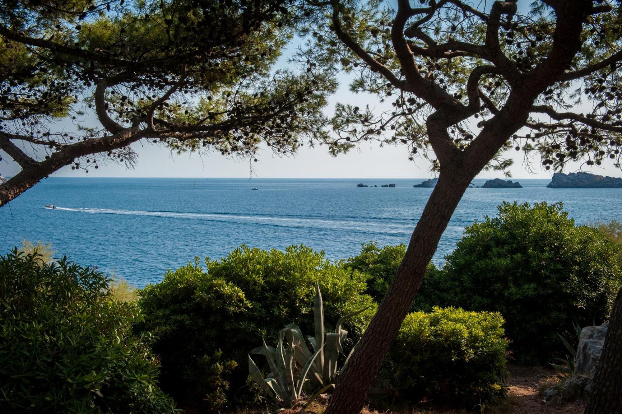 Royal Princess Hotel Dubrovnik Luaran gambar View of the sea from the park